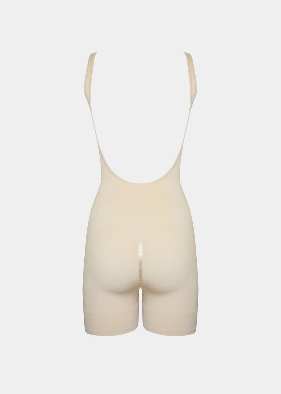 Wonderful U Low Back Firm Control Bodysuit 36B, Nude