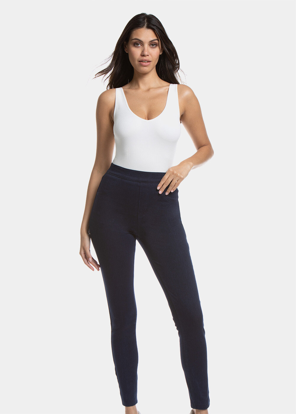 Cotton Jeggings with Insert Pockets