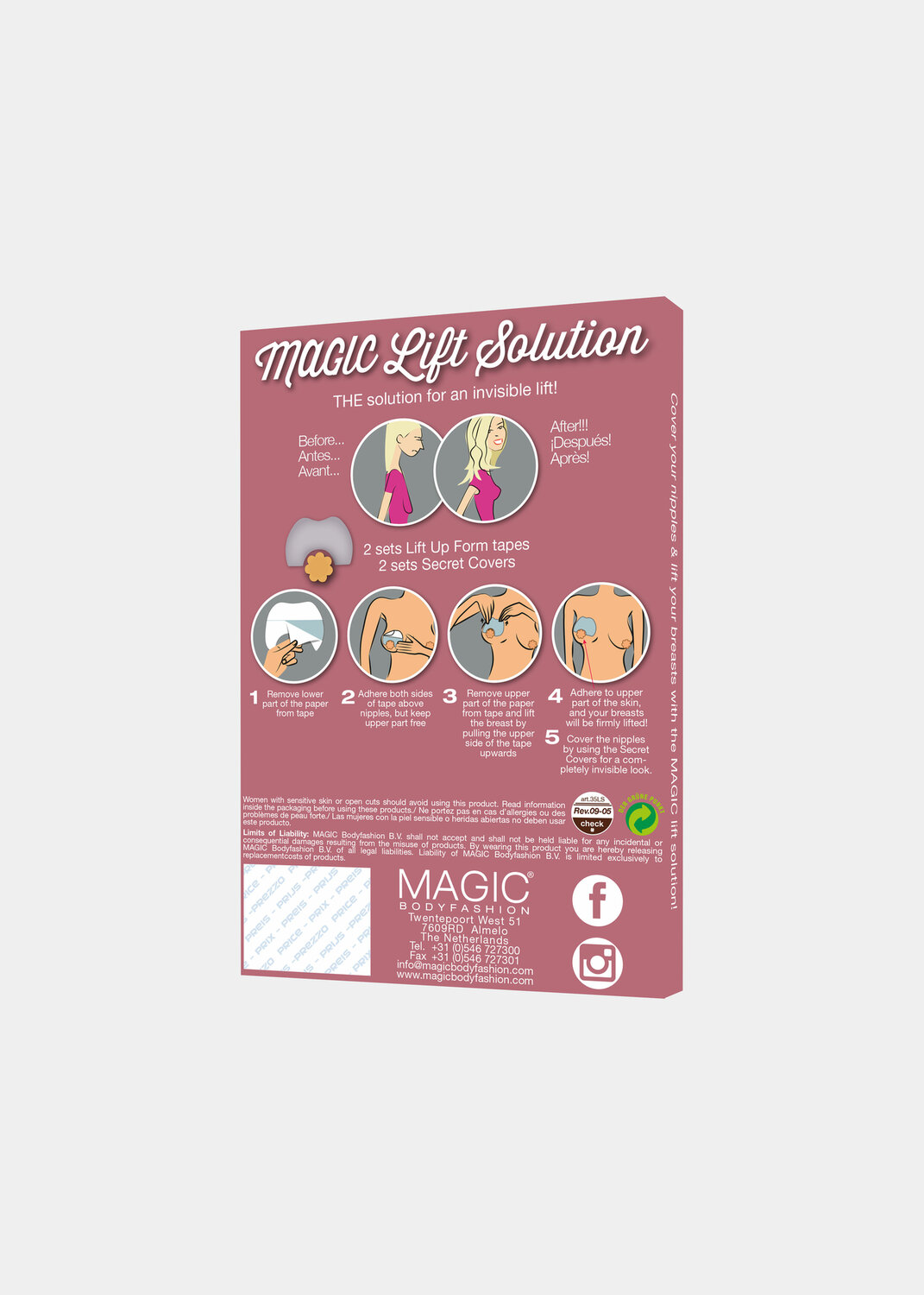 MAGIC Bodyfashion - Lift Solution with Secret Covers
