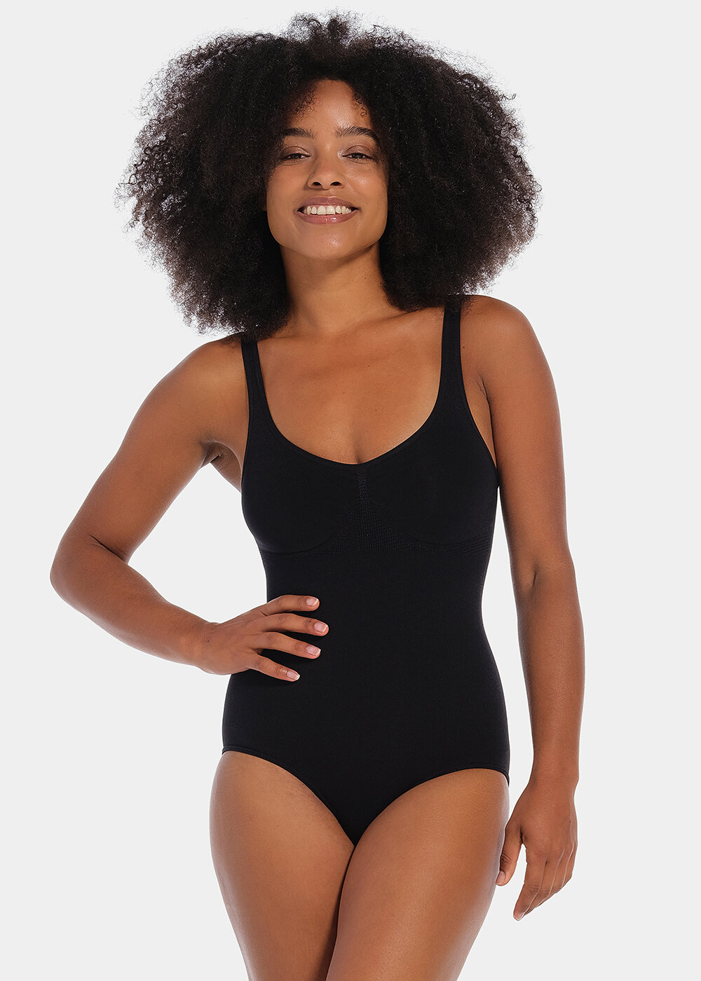 Smooth Form Shape Wear Slimmer Black Tight Women Spandex Size L RN