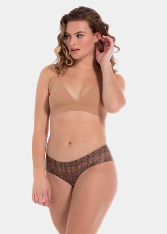 Invisible hipster panties - beige and black duo pack – Manice