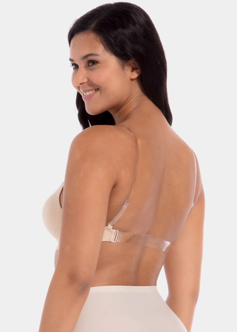 Dirie Strapless Clear Strap Backless Bra for Women India