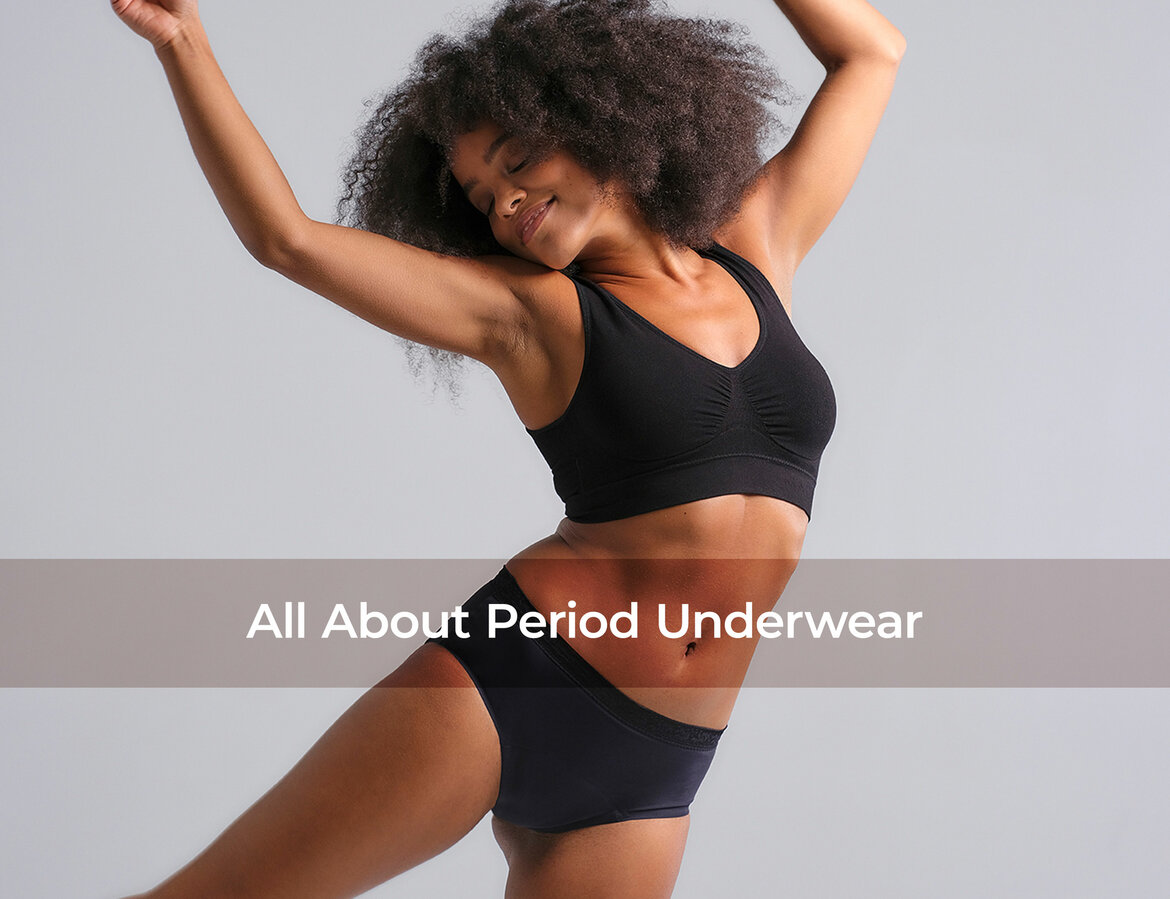 No Show Workout Underwear for Women Leak Proof Invisibles Period